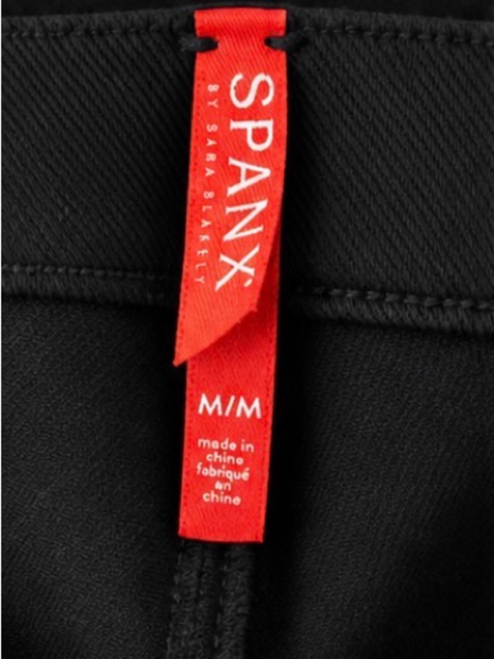 Spanx by Sara Blakely Black Pull On Slim Pants Leggings Size M - Picture 3 of 6
